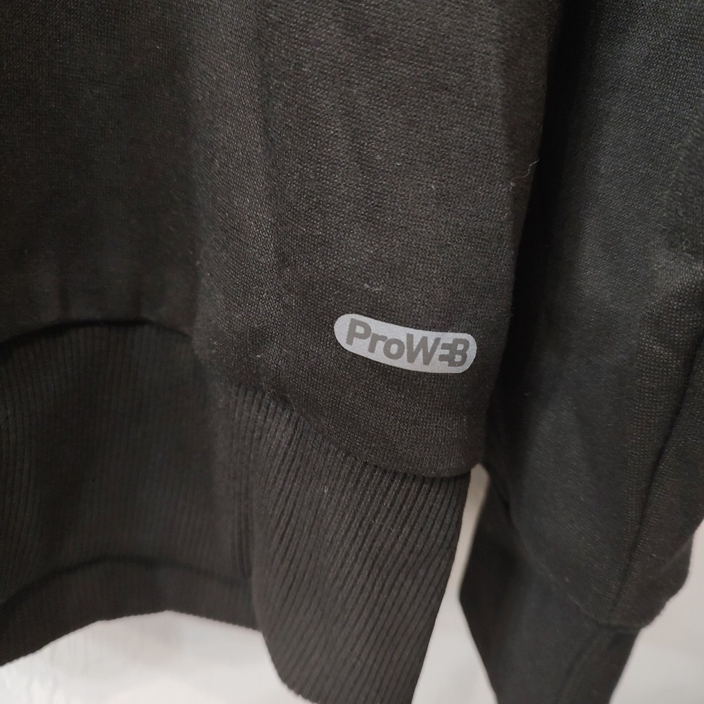 Spyder Active‎ Full Zip Hoodie Jacket Men's Medium Black ProWEB Stretch - Picture 5 of 8